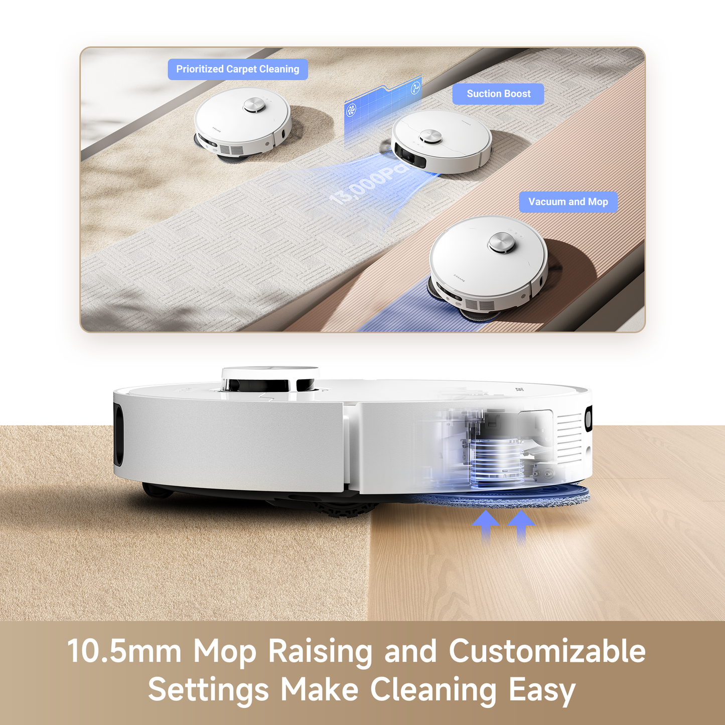 Dreame L30 Ultra S Robot Vacuum and Mop with Self-Cleaning and Auto-Empty Dock