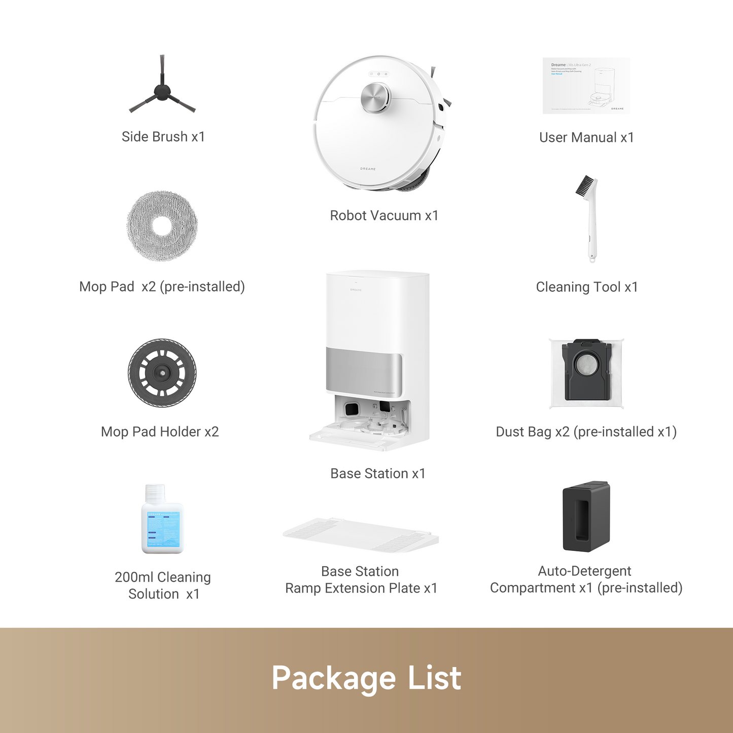 Dreame L30 Ultra S Robot Vacuum and Mop with Self-Cleaning and Auto-Empty Dock