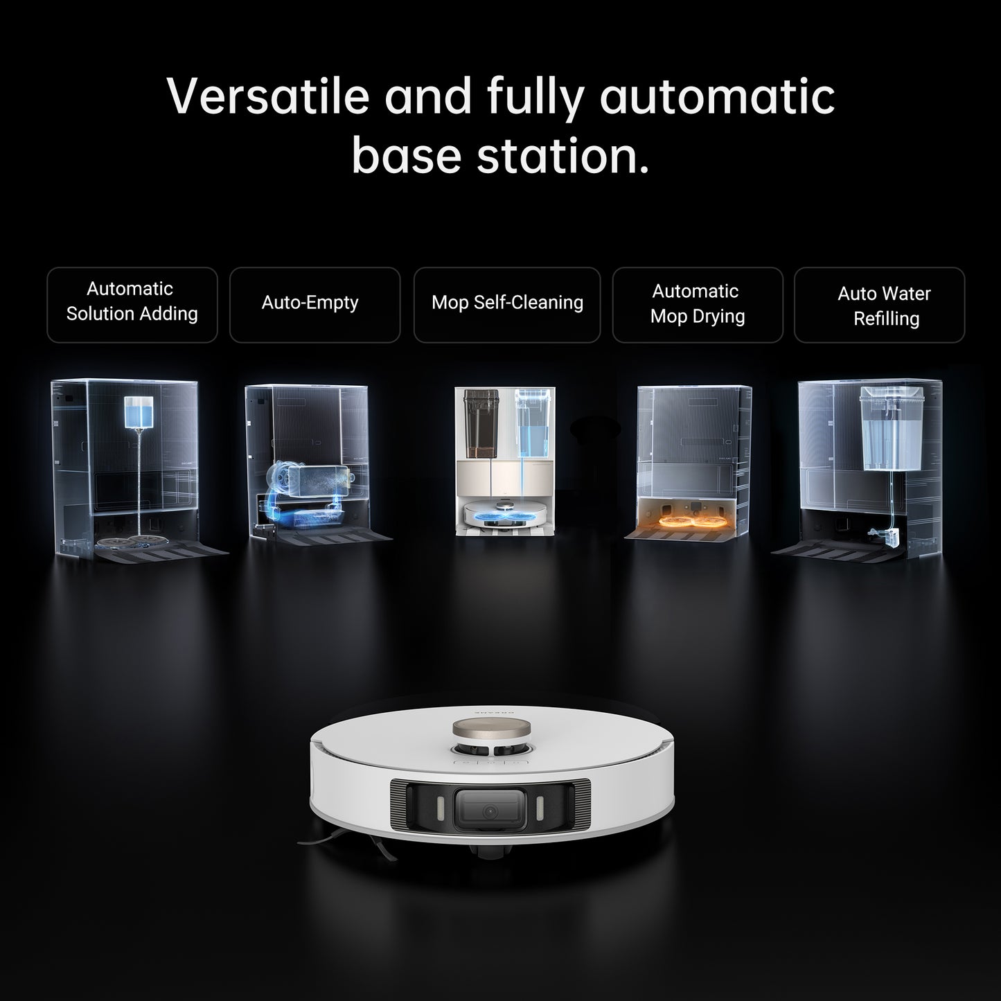 Dreame L20 Ultra Robot Vacuum and Mop Extend Cleaner with Auto Mop Cleaning and Drying, Self-Refilling and Self-Emptying Base Station