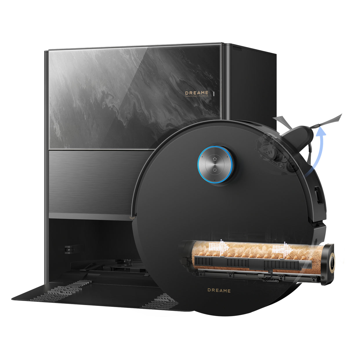 Dreame Aqua20 Ultra Roller with 180°C Dual High-Temp Steam Mopping- Black