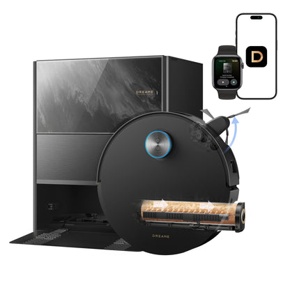 Dreame Aqua20 Ultra Roller with 180°C Dual High-Temp Steam Mopping- Black