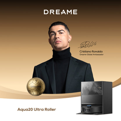 Dreame Aqua20 Ultra Roller with 180°C Dual High-Temp Steam Mopping- Black