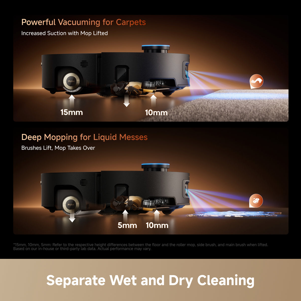Dreame Aqua20 Ultra Roller with 180°C Dual High-Temp Steam Mopping- Black