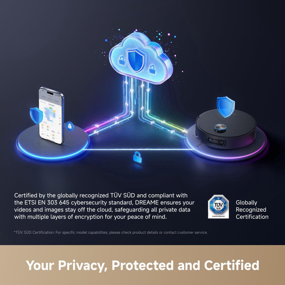 Dreame Aqua20 Ultra Roller with 180°C Dual High-Temp Steam Mopping- Black