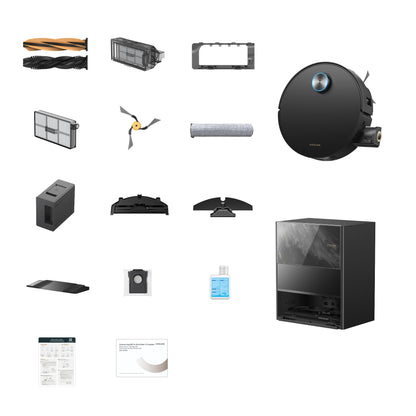 Dreame Aqua20 Ultra Roller with 180°C Dual High-Temp Steam Mopping- Black