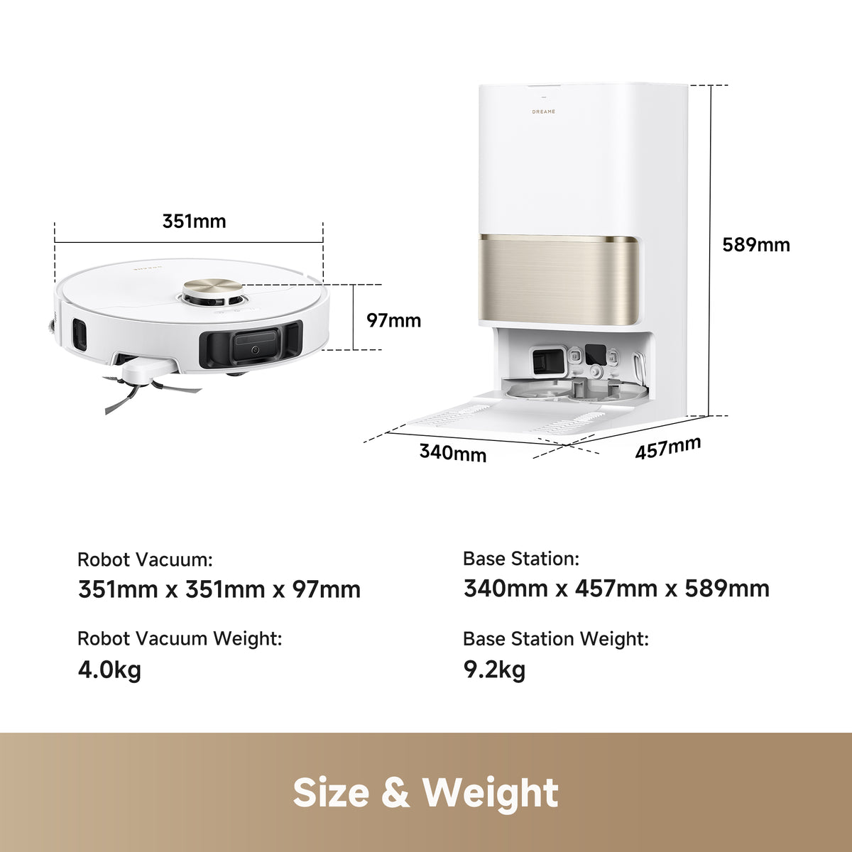 Dreame L60 Ultra AE with Deep Mop cleaning at 100°C  - White