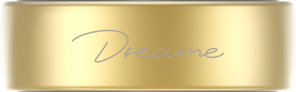 Dreame Glow Smart Ring with everyday health and sleep tracking in Gold - 8 Size