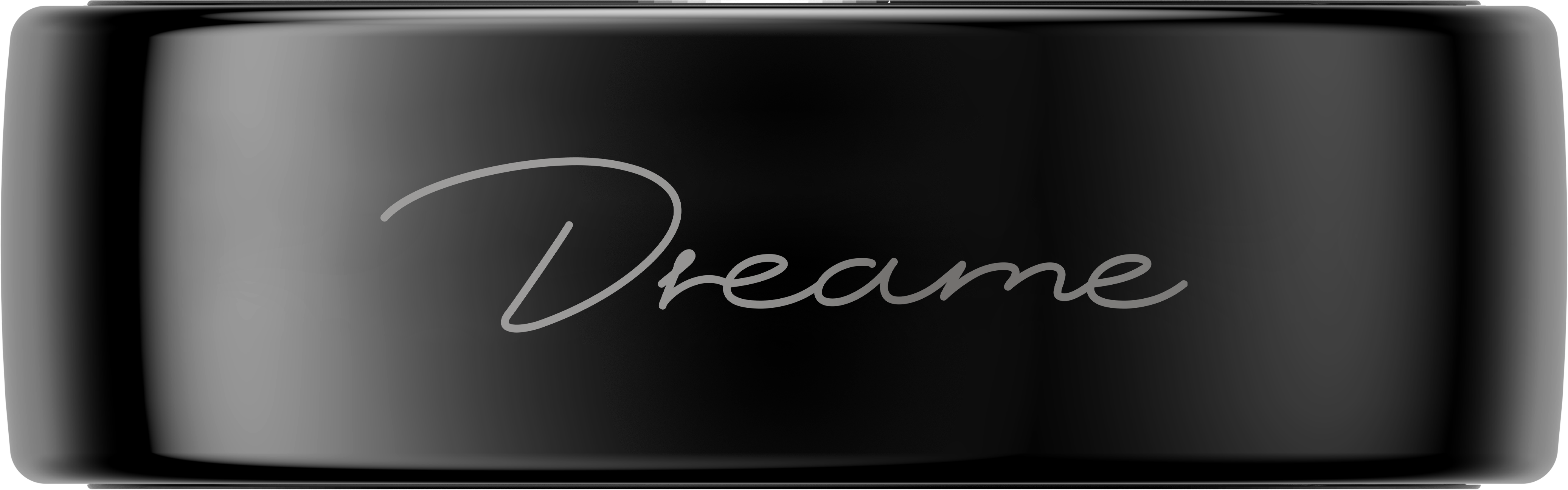 Dreame Glow Smart Ring with everyday health and sleep tracking in Black - 8 Size