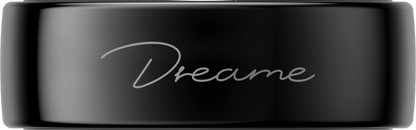 Dreame Glow Smart Ring with everyday health and sleep tracking in Black - 8 Size