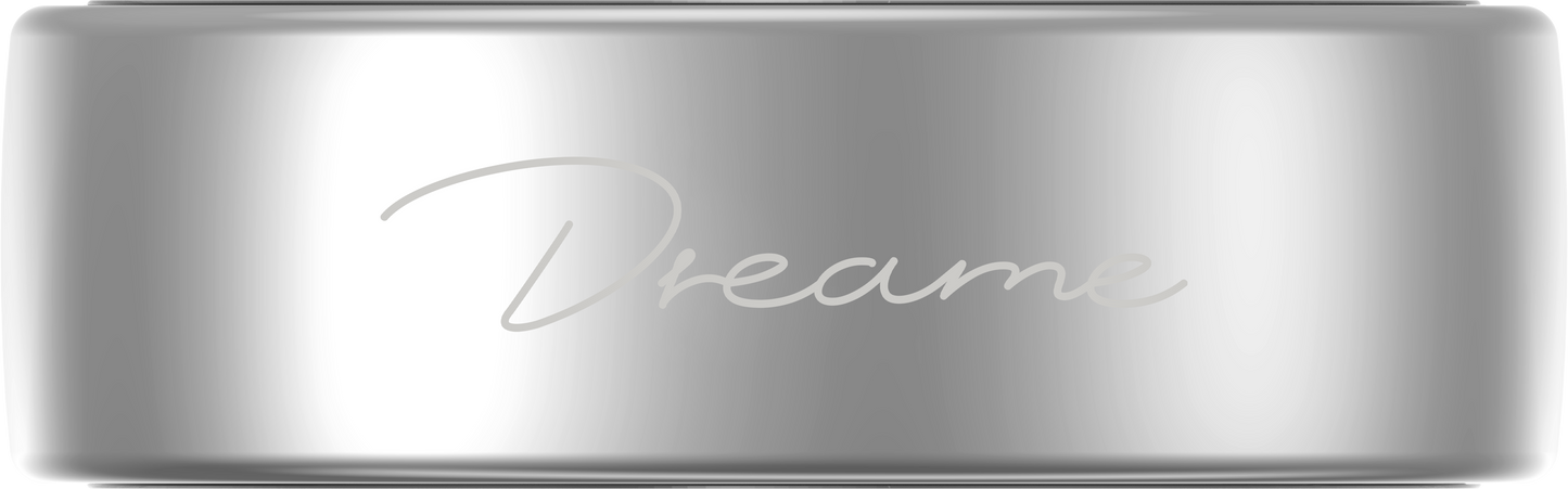 Dreame Glow Smart Ring with everyday health and sleep tracking in Silver - 14 Size