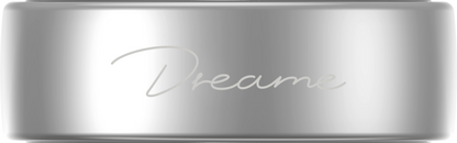 Dreame Glow Smart Ring with everyday health and sleep tracking in Silver - 10 Size