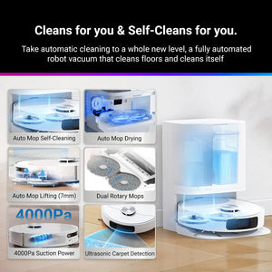 Dreame Bot D10 Plus Robot Vacuum Cleaner for Home Auto-Empty LiDAR  Navigation 4000Pa Mopping Wireless Support Mi Home Smart Home