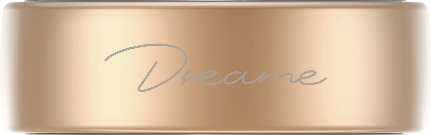 Dreame Glow Smart Ring with everyday health and sleep tracking in Rose Gold - 11 Size