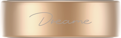 Dreame Glow Smart Ring with everyday health and sleep tracking in Rose Gold - 11 Size