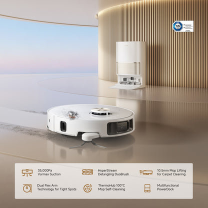 Dreame L60 Ultra AE with Deep Mop cleaning at 100°C  - White