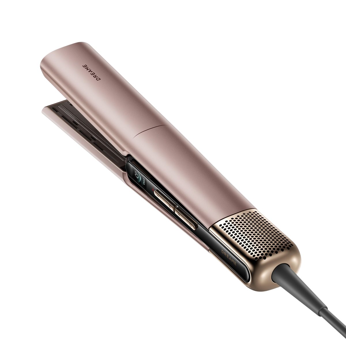 Dreame Aero Straight Pro 2-in-1 Hair Straightener with Quick Drying Root Care Mode - Pink Gold