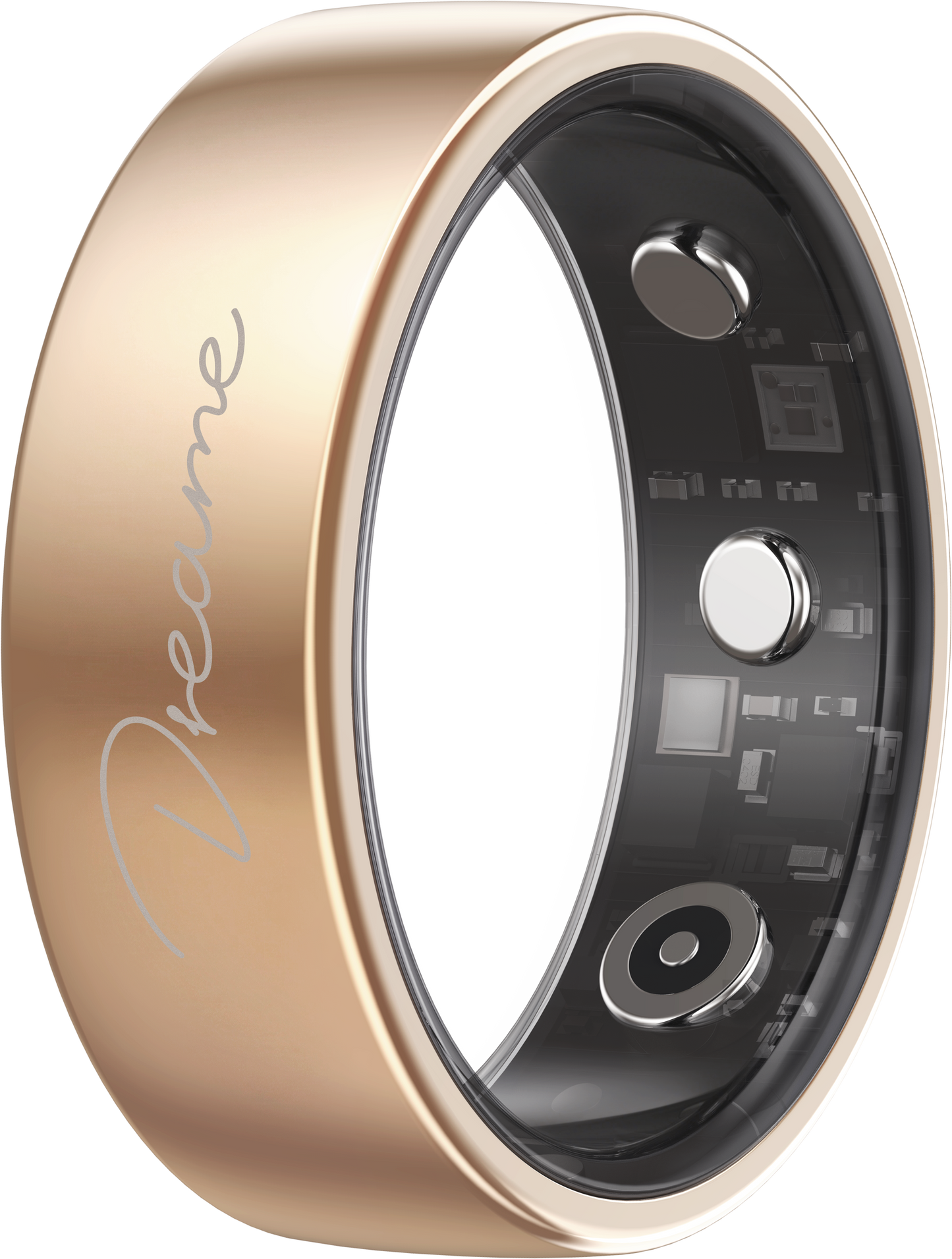 Dreame Glow Smart Ring with everyday health and sleep tracking in Rose Gold - 11 Size