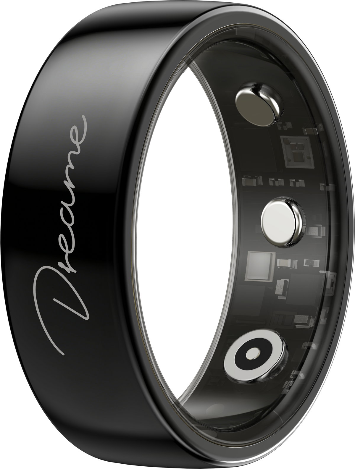 Dreame Glow Smart Ring with everyday health and sleep tracking in Black - 13 Size