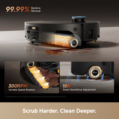 Dreame Aqua20 Ultra Roller with 180°C Dual High-Temp Steam Mopping- Black