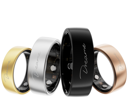 Dreame Glow Smart Ring with everyday health and sleep tracking in Black - 7 Size