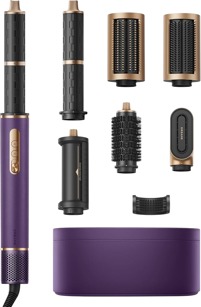 Dreame AirStyle Pro 7-in-1 Hair Drying & Styling Tool Kit with JetAirflow Technology - Purple