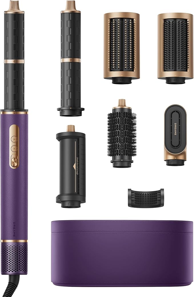 Dreame AirStyle Pro 7-in-1 Hair Drying & Styling Tool Kit with JetAirflow Technology - Purple