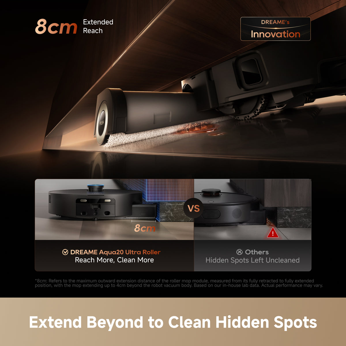 Dreame Aqua20 Ultra Roller with 180°C Dual High-Temp Steam Mopping- Black