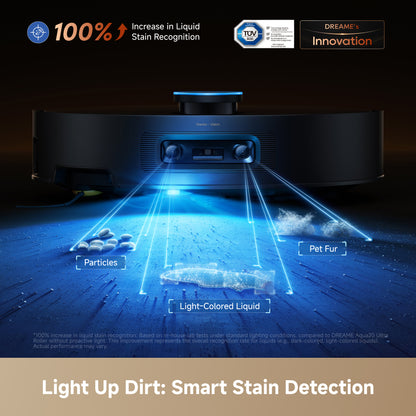 Dreame Aqua20 Ultra Roller with 180°C Dual High-Temp Steam Mopping- Black