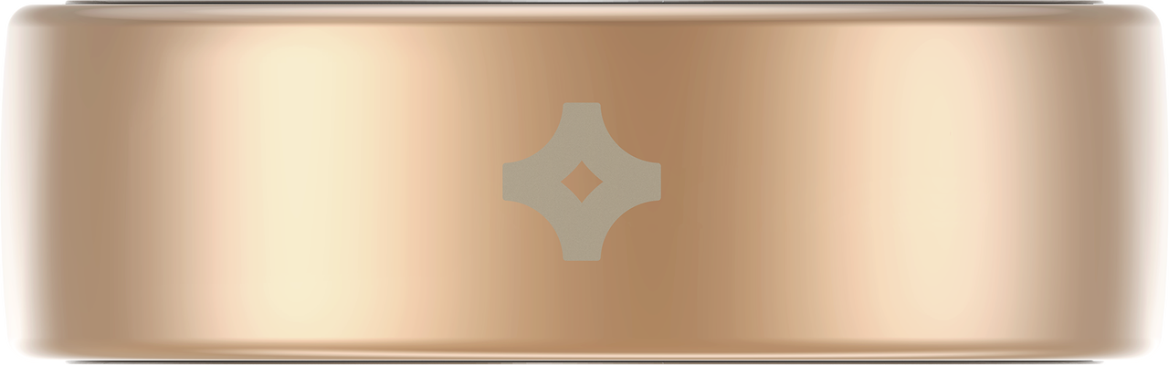 Dreame Glow Smart Ring with everyday health and sleep tracking in Rose Gold - 14 Size
