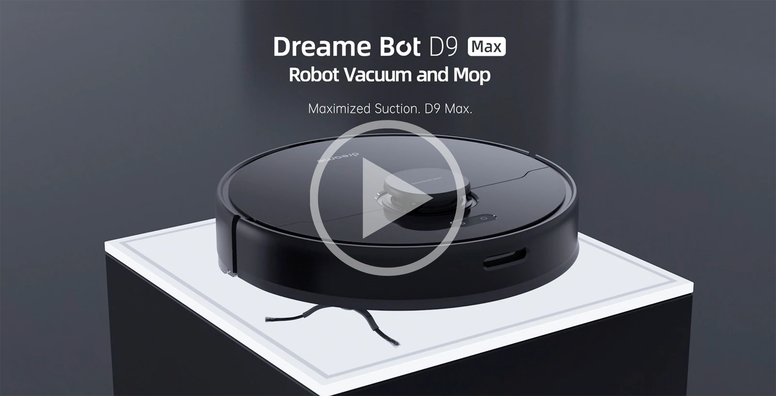 dreame D9 Max Robot Vacuum Cleaner and Mop, 4000Pa Strong Suction, Vacuum  Robot Sweep and Mop 2-in-1, 150min Runtime, Multi-floor Mapping, Lidar