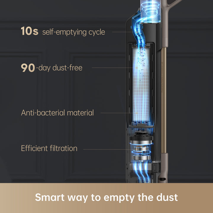 Dreame Z10 Station Cordless Stick Vacuum with Self Empty Hub