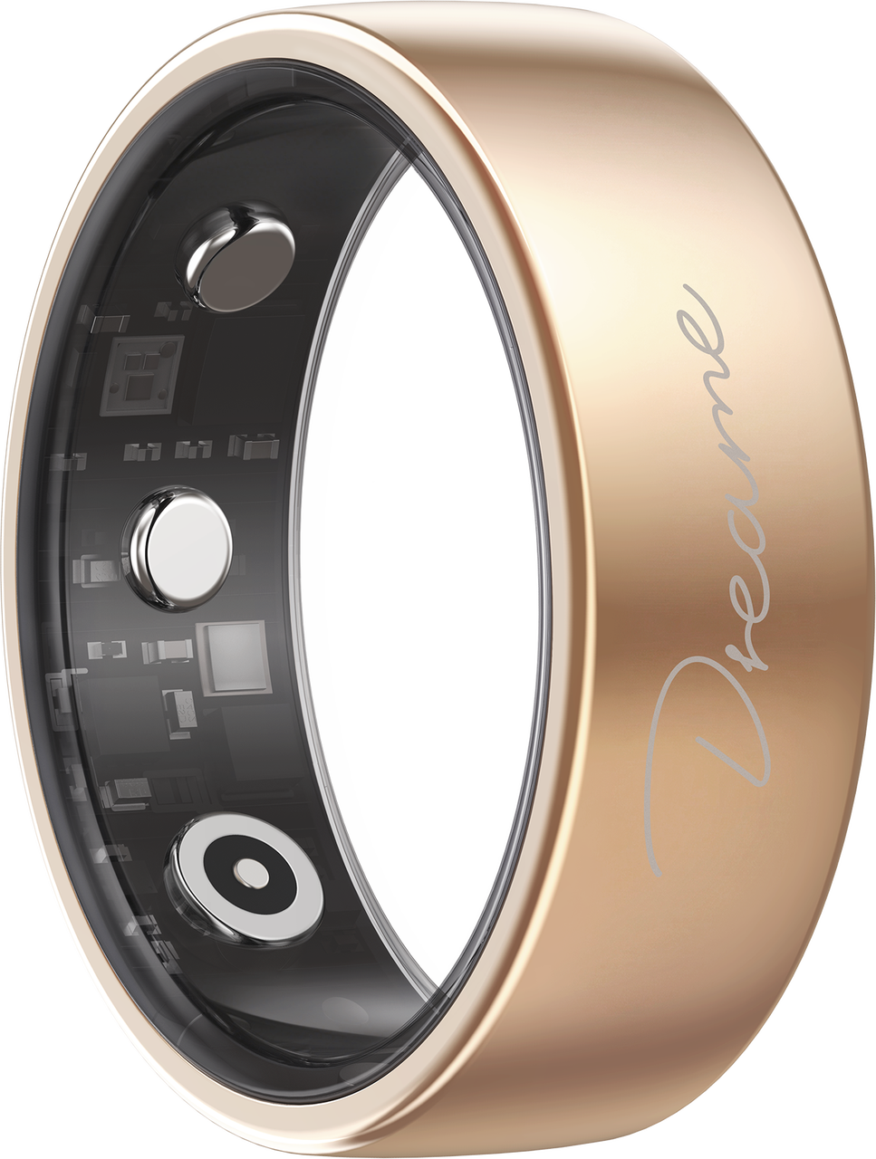 Dreame Glow Smart Ring with everyday health and sleep tracking in Rose Gold - 14 Size