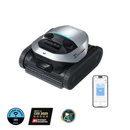 Dreame Z1 Robotic Pool Cleaner with Horizontal Waterline Cleaning